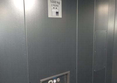 Interior de la plataforma de càrrega