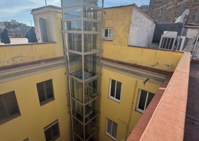 Ascensor eléctrico de 6 paradas